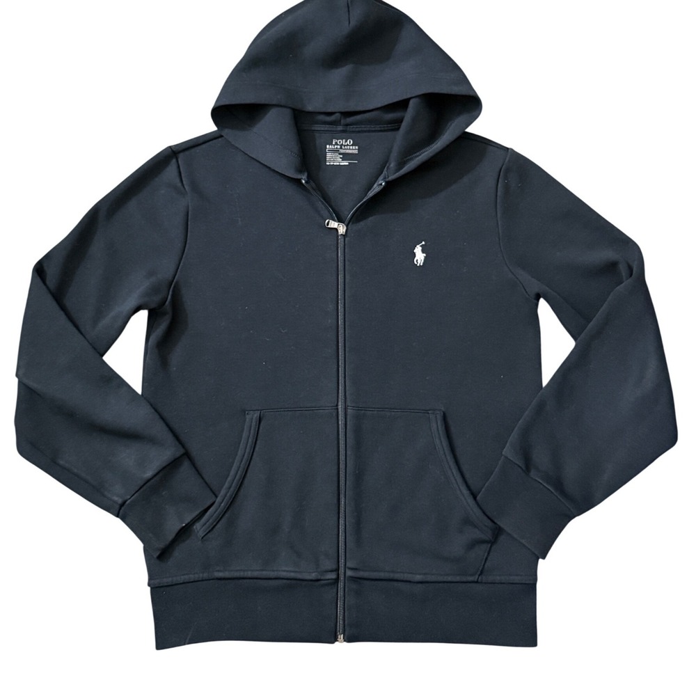 Polo Ralph Lauren Preppy Women Full Zip Hoodie Pony Logo Performance S EE08